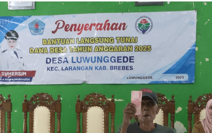 Pemerintah Desa Luwunggede Salurkan BLT Dana Desa Tahap Akhir 2025
